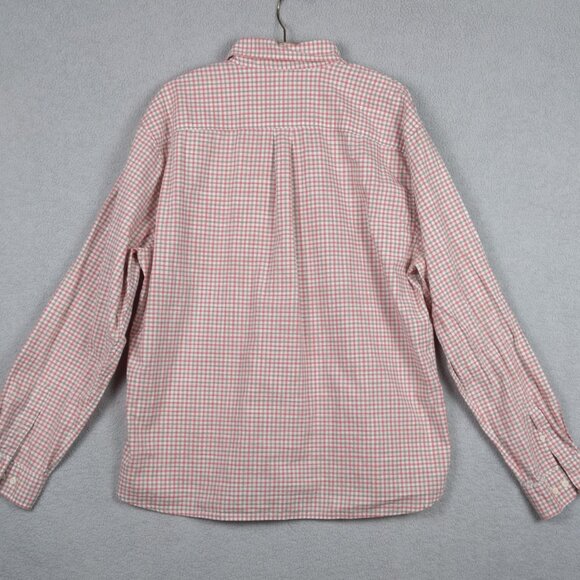 Johnnie O Hangin Out Long Sleeve Men's XXL Red & White Button Down JMWL3200 - Picture 2 of 16